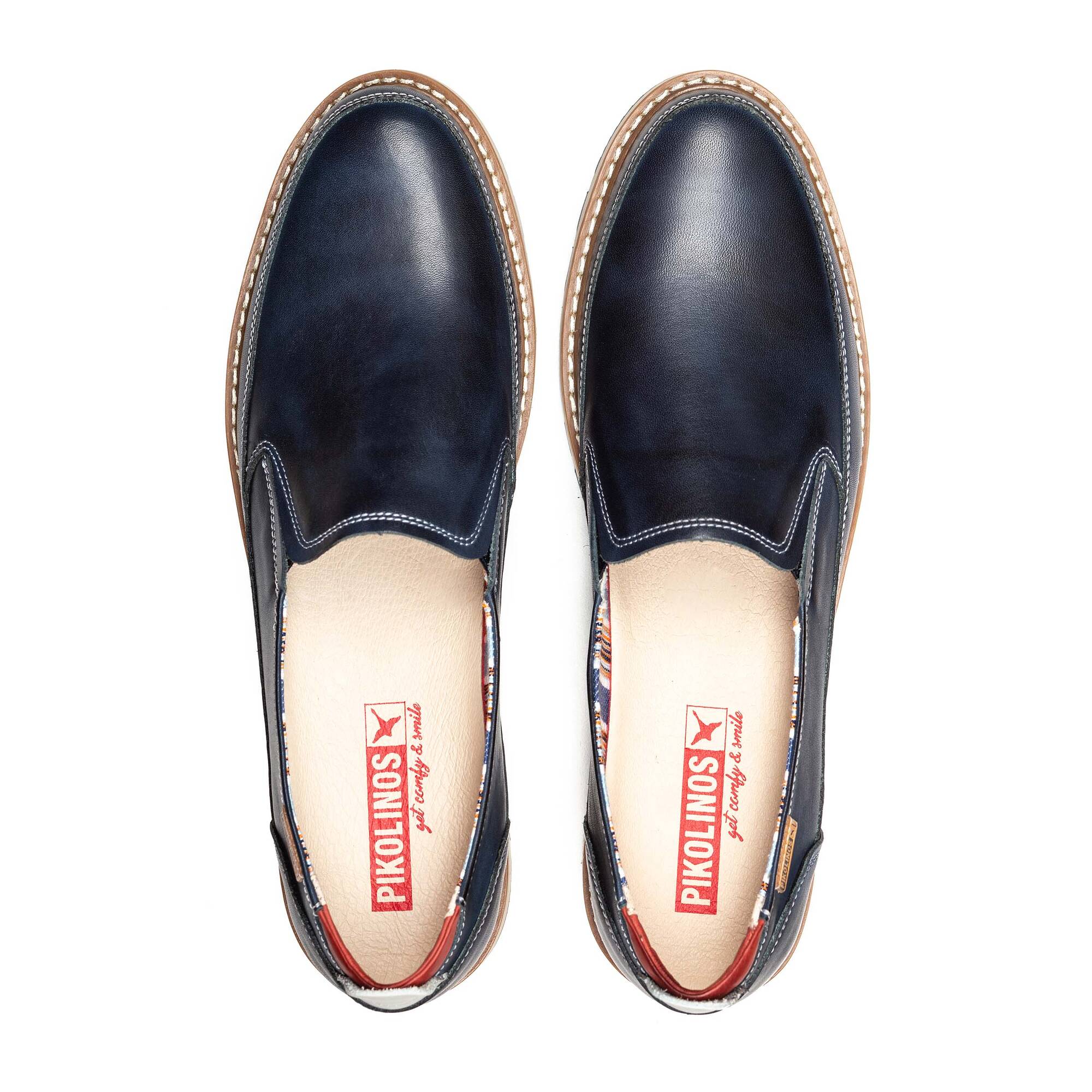 Slip on and Loafers | BERNA M8J-3131, BLUE, large image number 100 | null