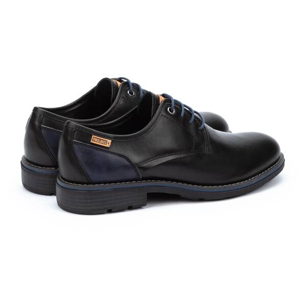 Lace-up shoes | YORK M2M-4178, BLACK, large image number 30 | null