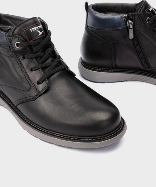 Wasserdichte Schn&uuml;rschuhe f&uuml;r Herren , BILBAO M8D , BILBAO M8D-SY8050C1 , BLACK