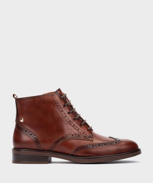 Flat ankle boots | PUERTOLLANO W3C-8856 | COGNAC | Pikolinos