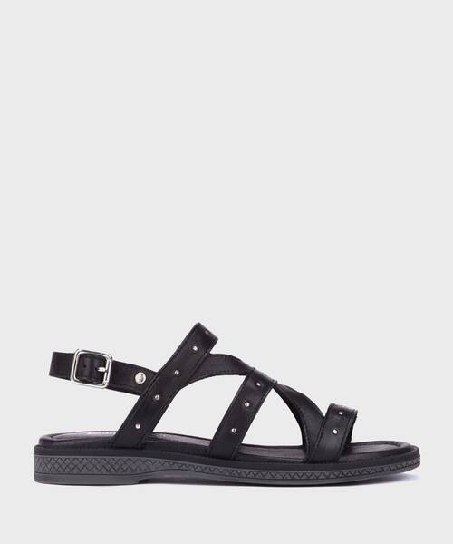 Sandalias planas | MORAIRA W4E-0633 | BLACK | Pikolinos
