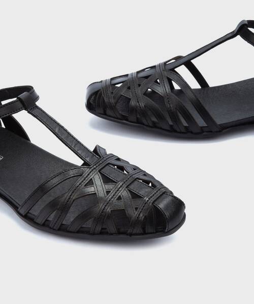 Sandalen en klompen | BENISSA W6Q-4527 | BLACK | Pikolinos