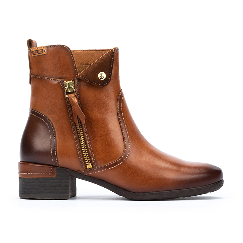 Pikolinos Botines de tacón de piel MALAGA W6W