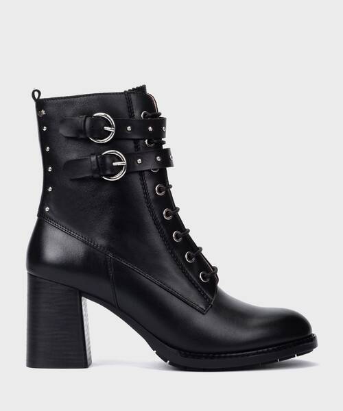 Heeled ankle boots | PALENCIA W9U-8539 | BLACK | Pikolinos
