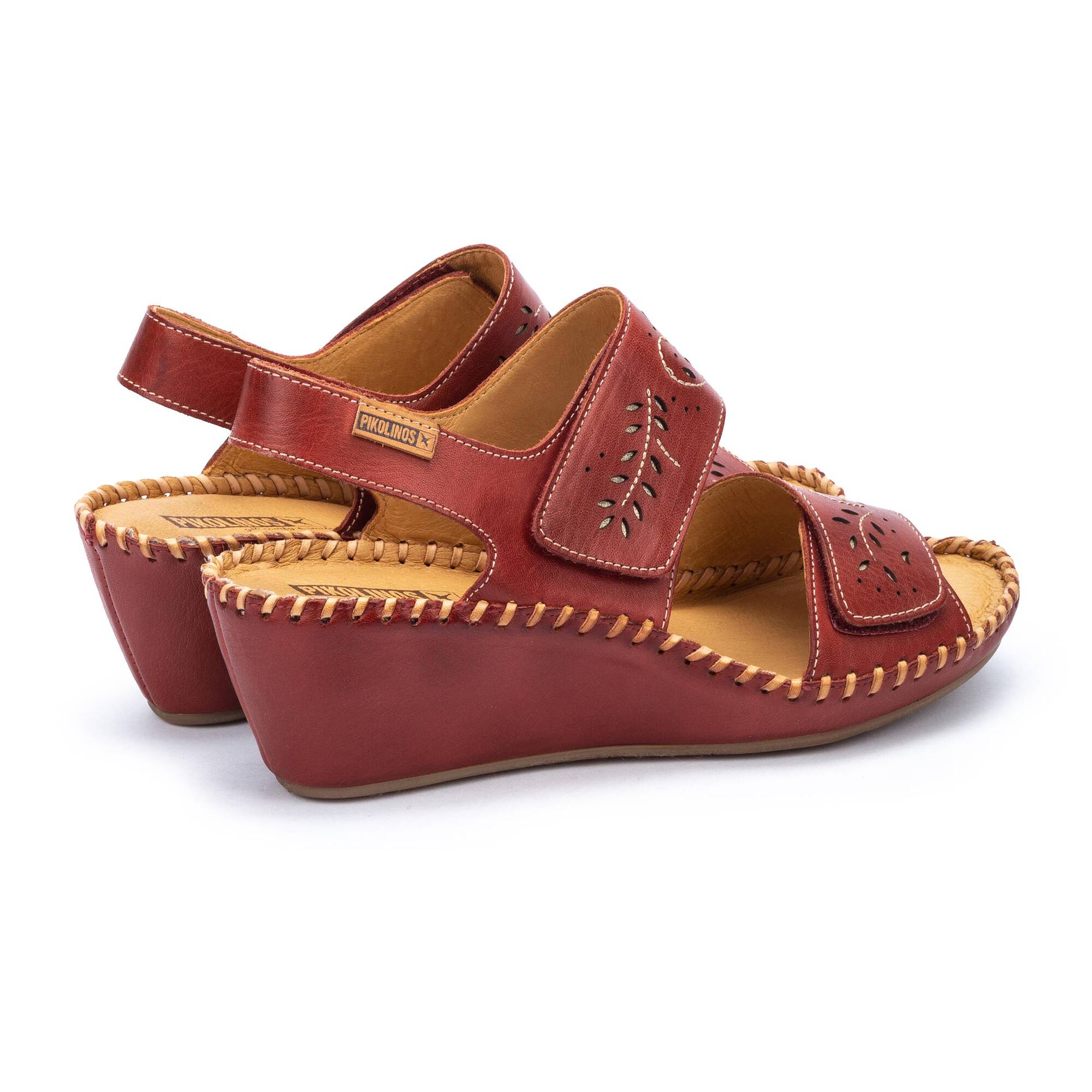 Pikolinos Sandalias cuña de piel MARGARITA 943