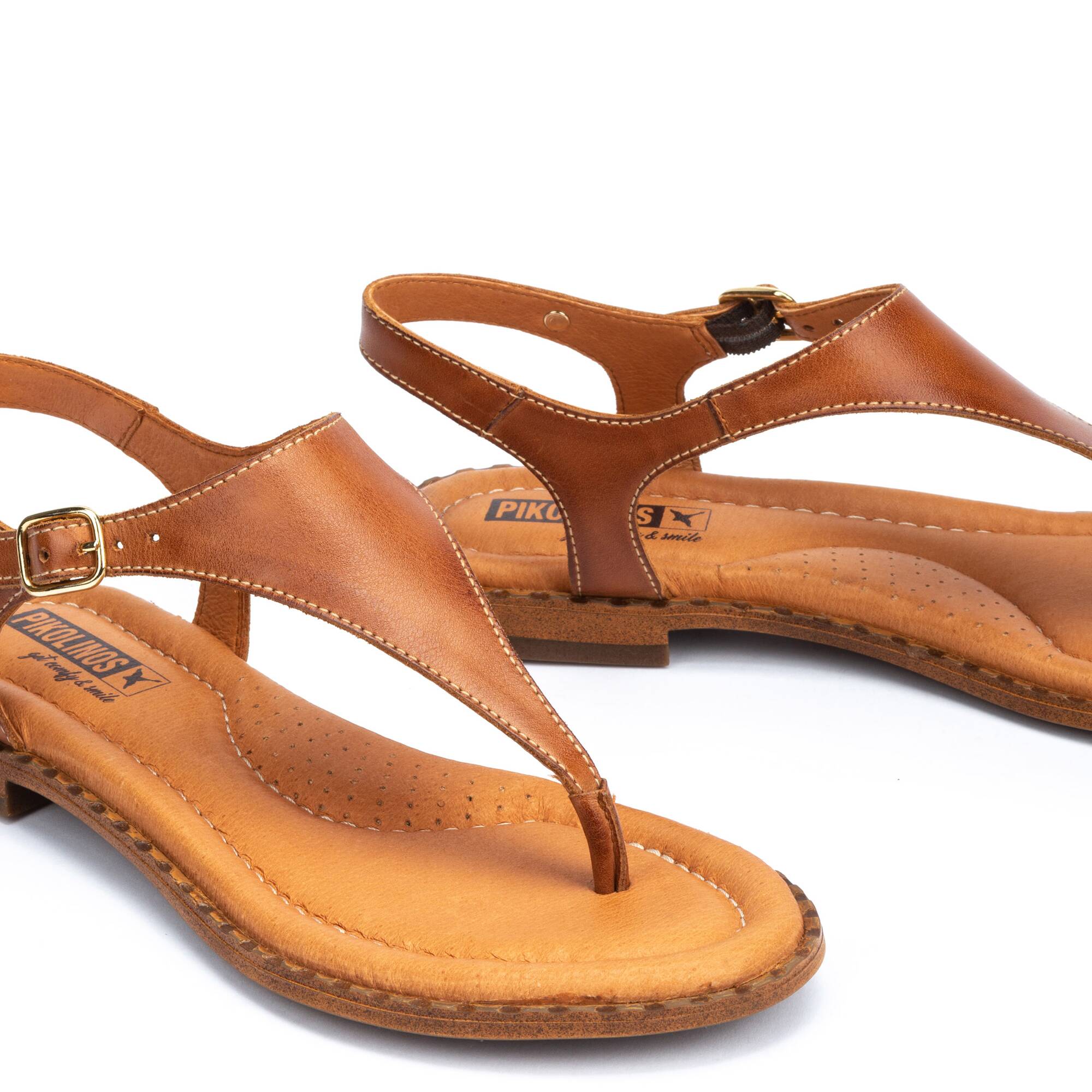 Flat Sandals | ALGAR W0X-0954, BRANDY, large image number 60 | null