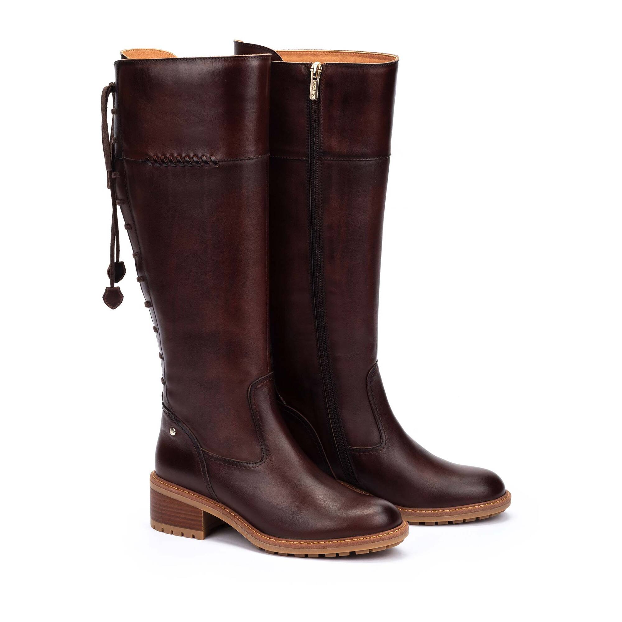 Women's adjustable lace-up boot. MEDINA W0D-9782 | PIKOLINOS