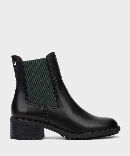 Heeled ankle boots | MEDINA W0D-8792 | BLACK | Pikolinos