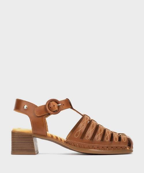 Heeled sandals | ROMANA W9G-1577 | BRANDY | Pikolinos
