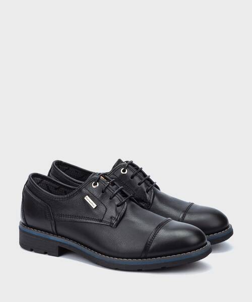 Lace-up shoes | YORK M2M-SY4076 | BLACK | Pikolinos
