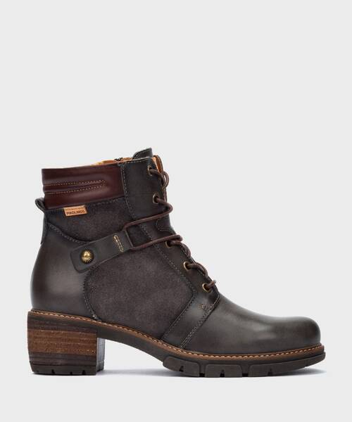 Heeled Booties | SAN SEBASTIA W1T-8979C1 | LEAD | Pikolinos