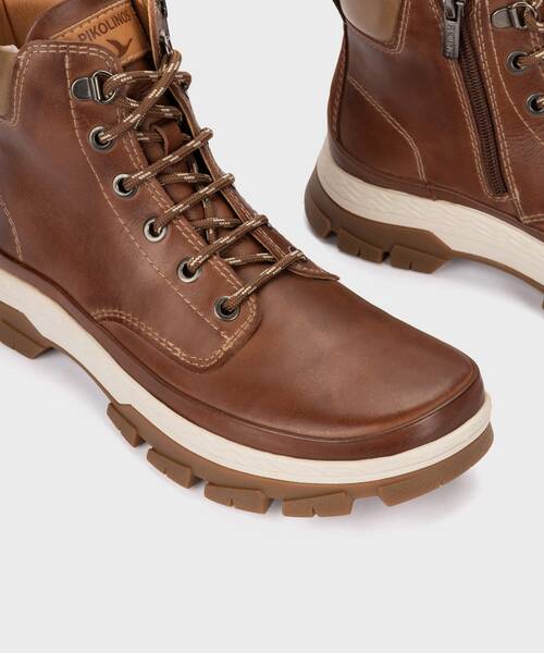 Unisex Vibram sole hiking boots , SANTANDER U0G , SANTANDER U0G-8041AHC2 , CUERO