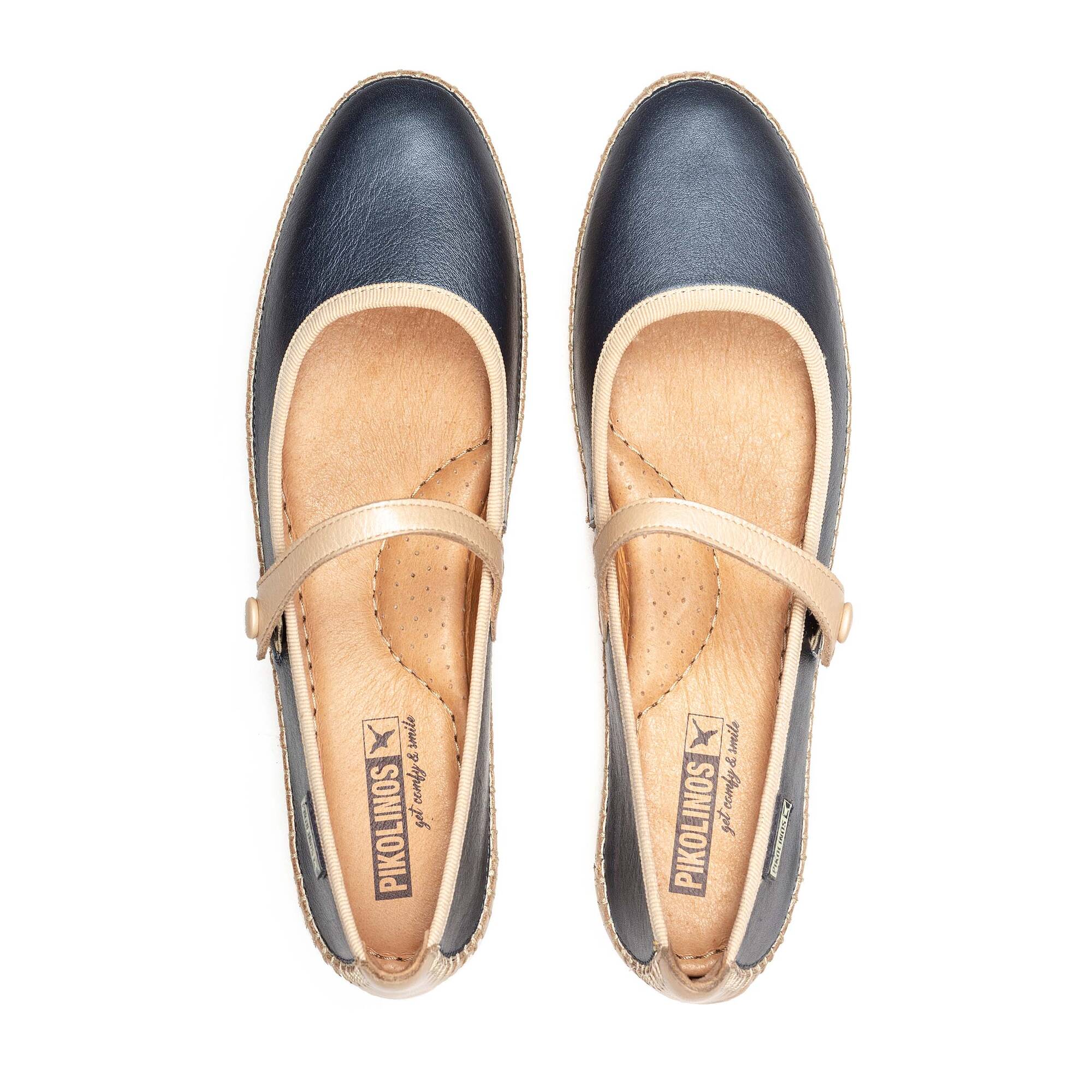 Ballet flats | AGUILAS W6T-2591CPC2, BLUE, large image number 100-W6T-2591CPC2_300_Pikolinos_AGUILAS_BLUE_full.jpg | null