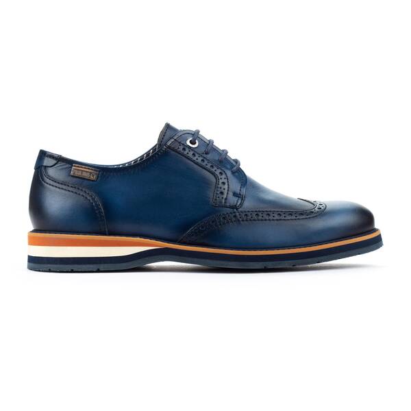 Lace-up shoes | ARONA M5R-4373, ROYAL BLUE, large image number 10 | null