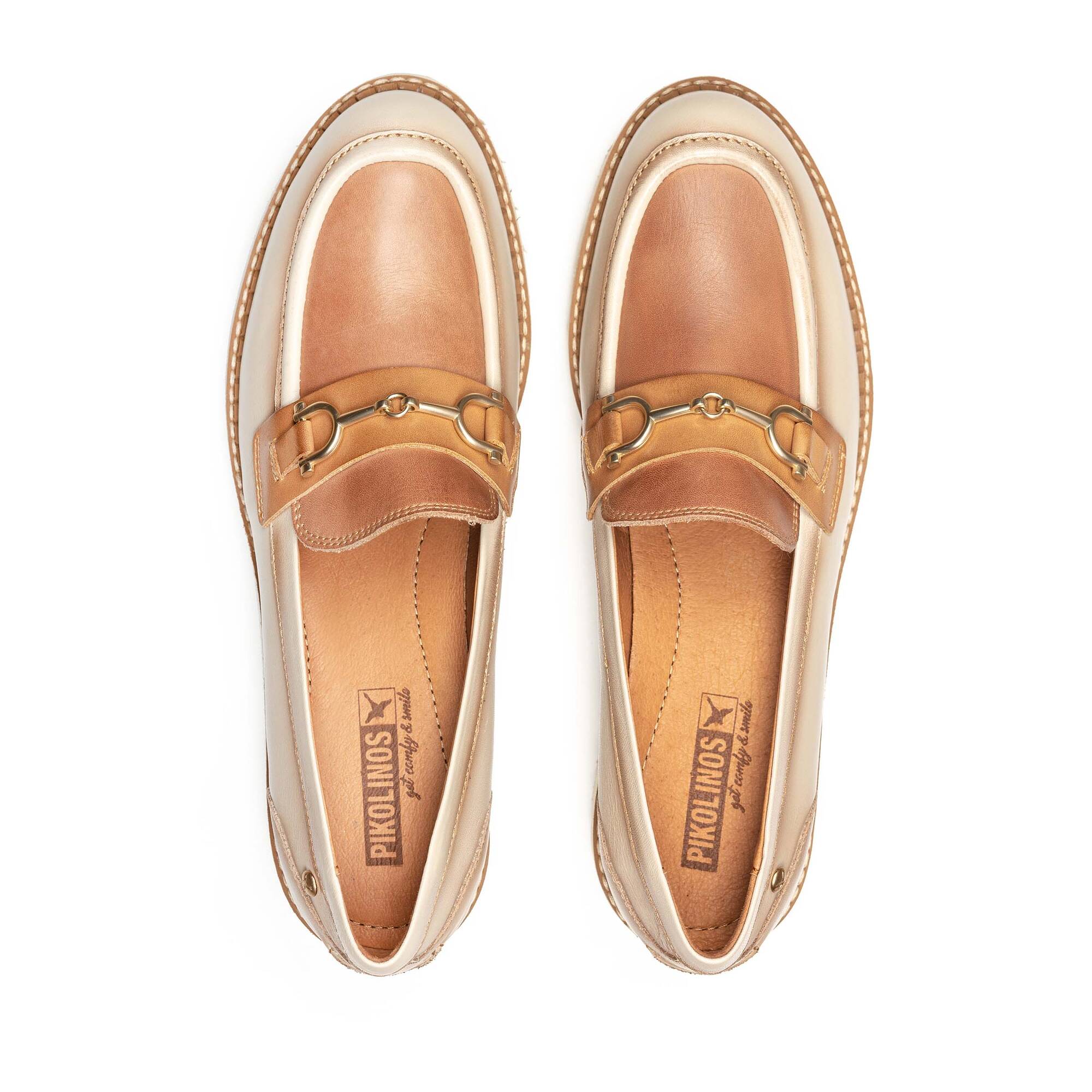 Two-tone loafers with buckle VICAR W6S-3889 | PIKOLINOS