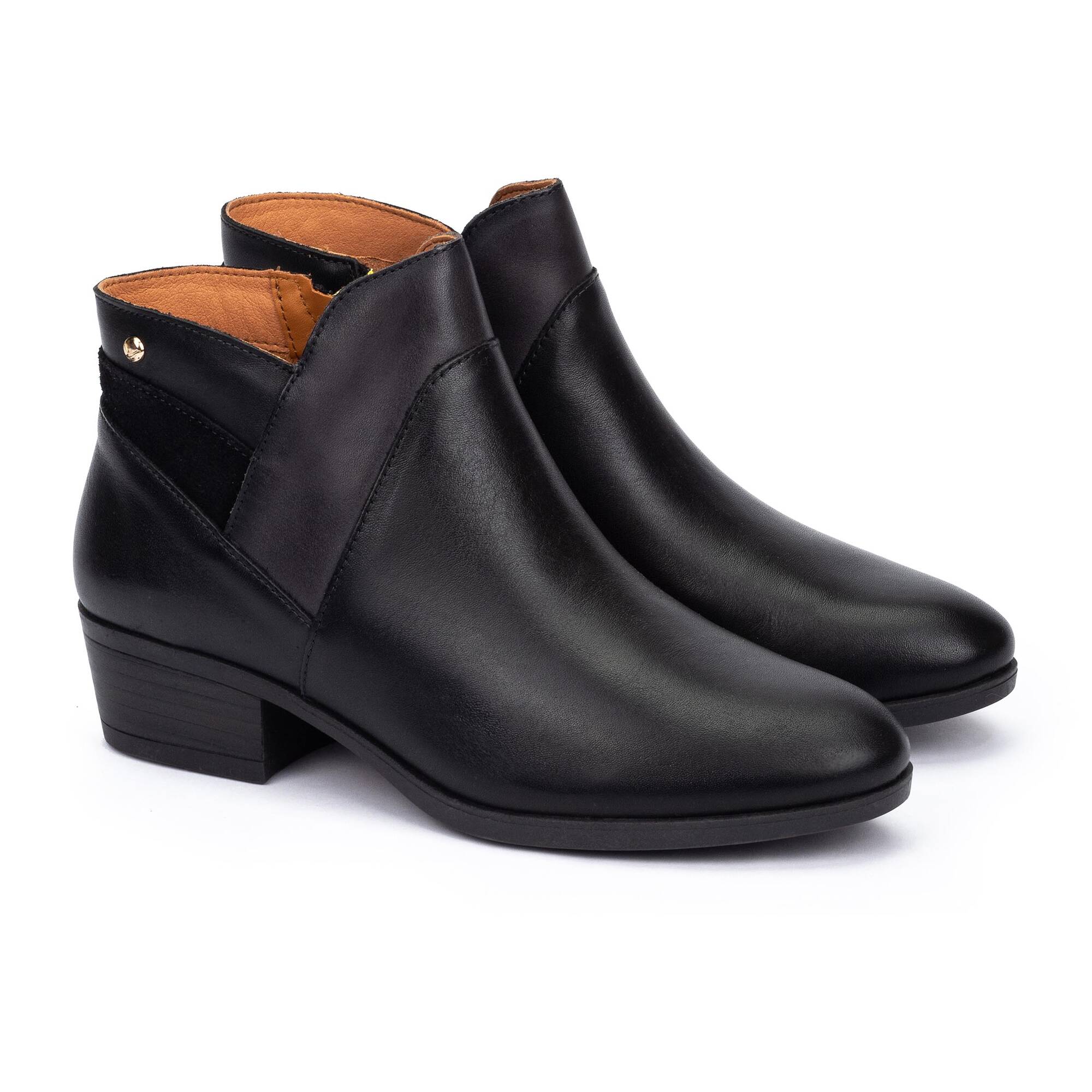 Heeled ankle boots | DAROCA W1U-8732C2, BLACK, large image number 20-W1U-8732C2_000_Pikolinos_DAROCA_BLACK_full.jpg | null