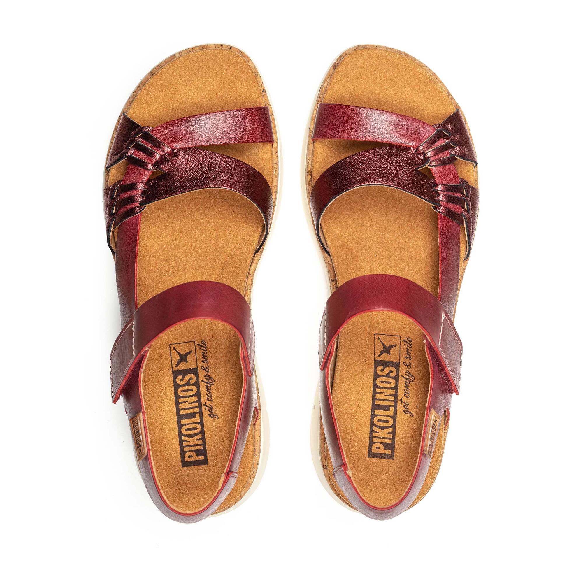 Women's sandals with hook-and-loop closure PALMA W4N-0968 | Outlet