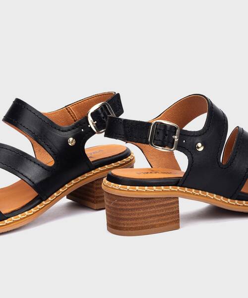 Sandalias de tac&oacute;n | BLANES W3H-1635 | BLACK | Pikolinos