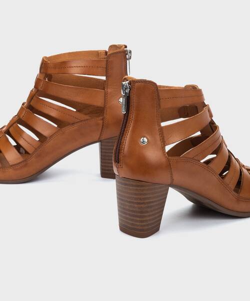 Heeled sandals | ALMENARA W1E-1592 | BRANDY | Pikolinos