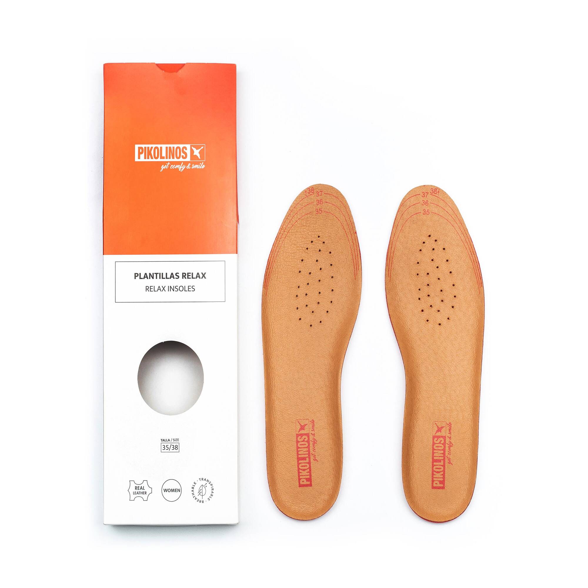 Zoom Shoe insoles WSC-I05, RED, large
