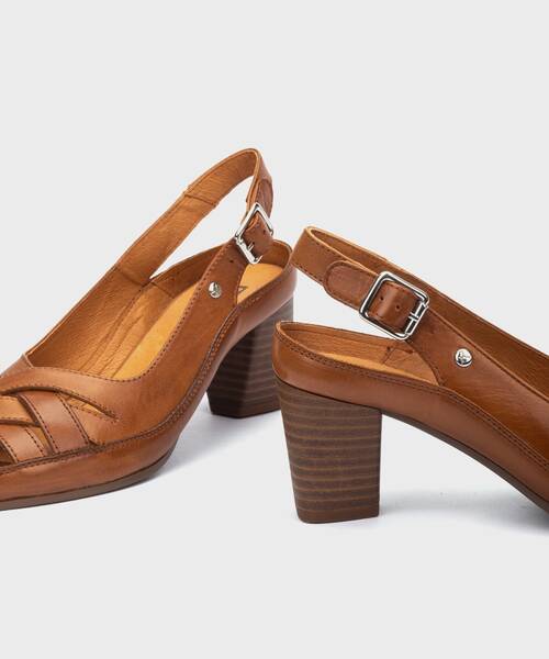Heeled sandals | ALMENARA W1E-1587 | BRANDY | Pikolinos