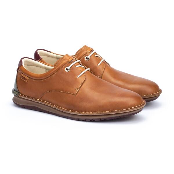 Lace-up shoes | NAVAS M7T-4036, BRANDY, large image number 20 | null