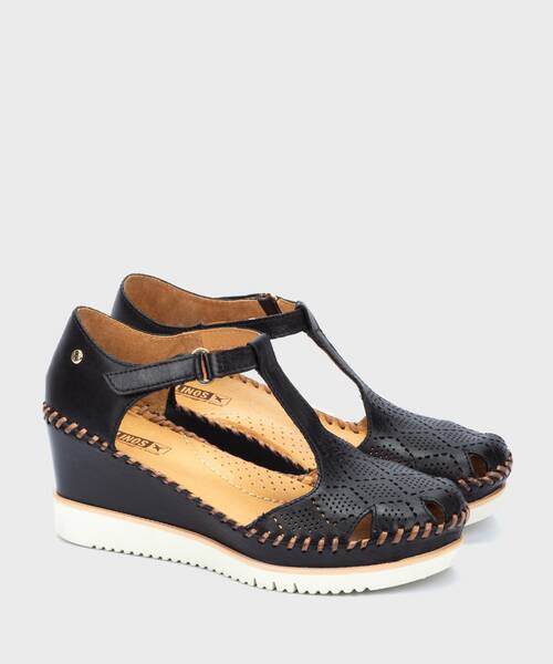 Wedges and platforms | AGUADULCE W3Z-1991 | BLACK | Pikolinos