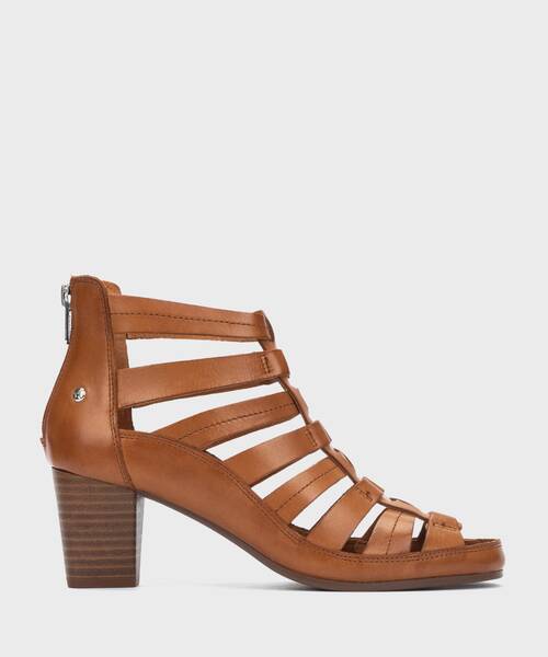 Heeled sandals | ALMENARA W1E-1592 | BRANDY | Pikolinos