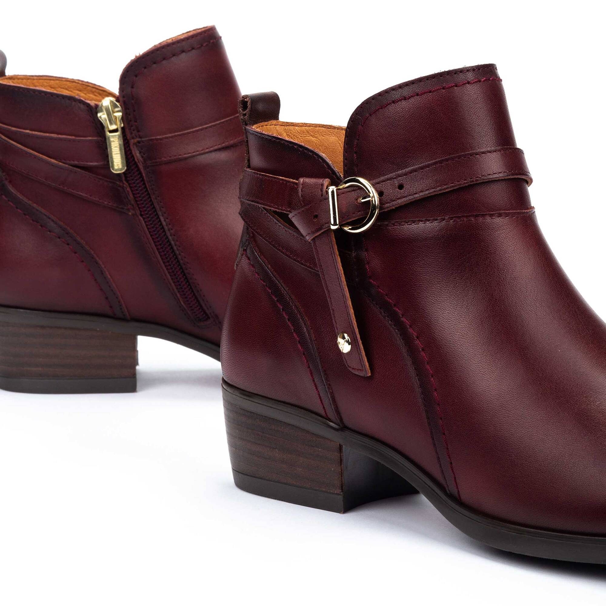 Heeled ankle boots | DAROCA W1U-8901C1, GARNET, large image number 60-W1U-8901C1_511_Pikolinos_DAROCA_GARNET_full.jpg | null