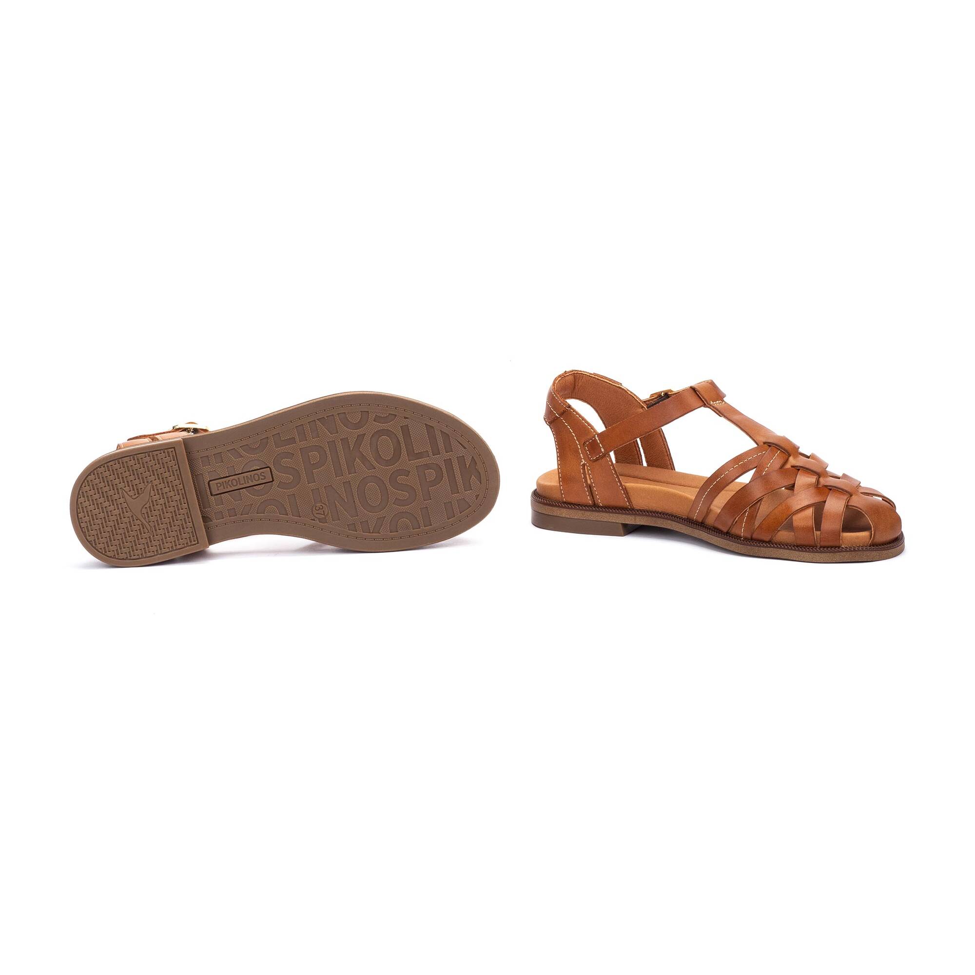 Flat sandals | NAVIA W3E-0637, BRANDY, large image number 70-W3E-0637_250_Pikolinos_NAVIA_BRANDY_full.jpg | null