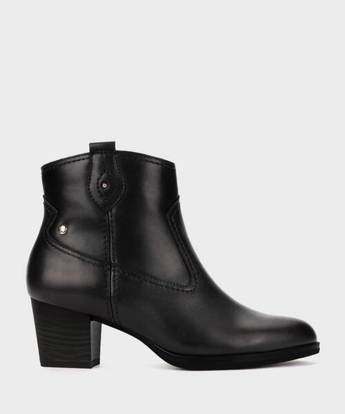 Heeled ankle boots | ZAMORA W0E-8731 | BLACK | Pikolinos