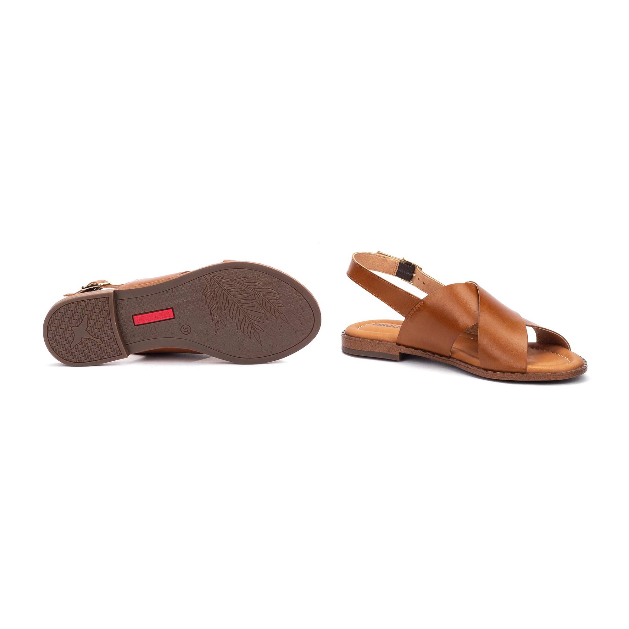 Flat sandals | ALGAR W0X-0576, BRANDY, large image number 70-W0X-0576_250_Pikolinos_ALGAR_BRANDY_full.jpg | null