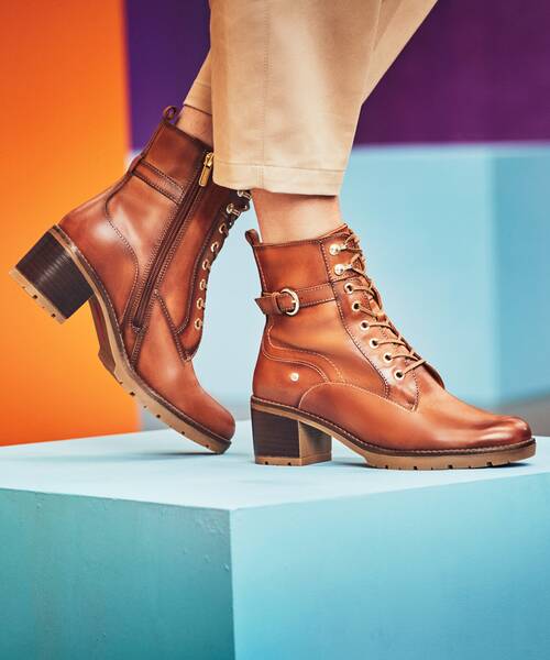 Bottines à Talons | LLANES W7H-8510 | BRANDY | Pikolinos