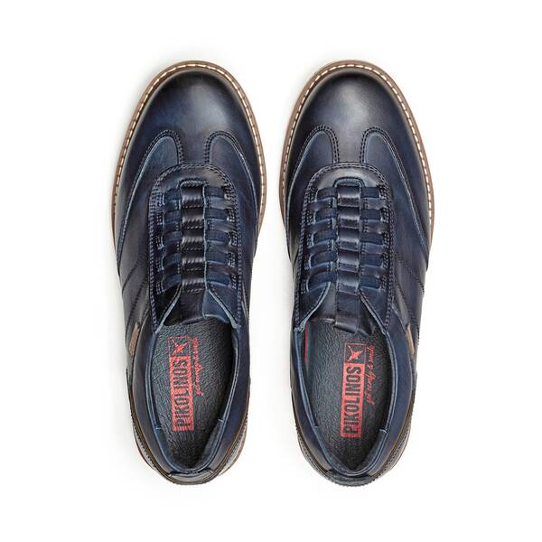 Lace-up shoes | BERNA M8J-6097, BLUE, large image number 100 | null