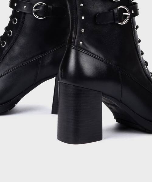 Heeled ankle boots | PALENCIA W9U-8539 | BLACK | Pikolinos