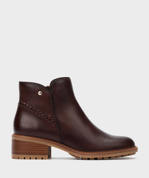 Botines con Tacón | MEDINA W0D-8871 | CAOBA | Pikolinos