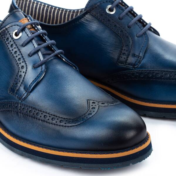 Lace-up shoes | ARONA M5R-4373, ROYAL BLUE, large image number 60 | null