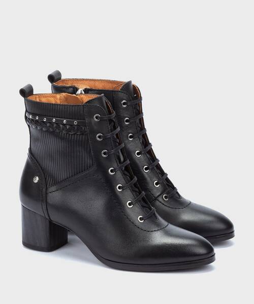 Ankle boots | CALAFAT W1Z-8804 | BLACK | Pikolinos