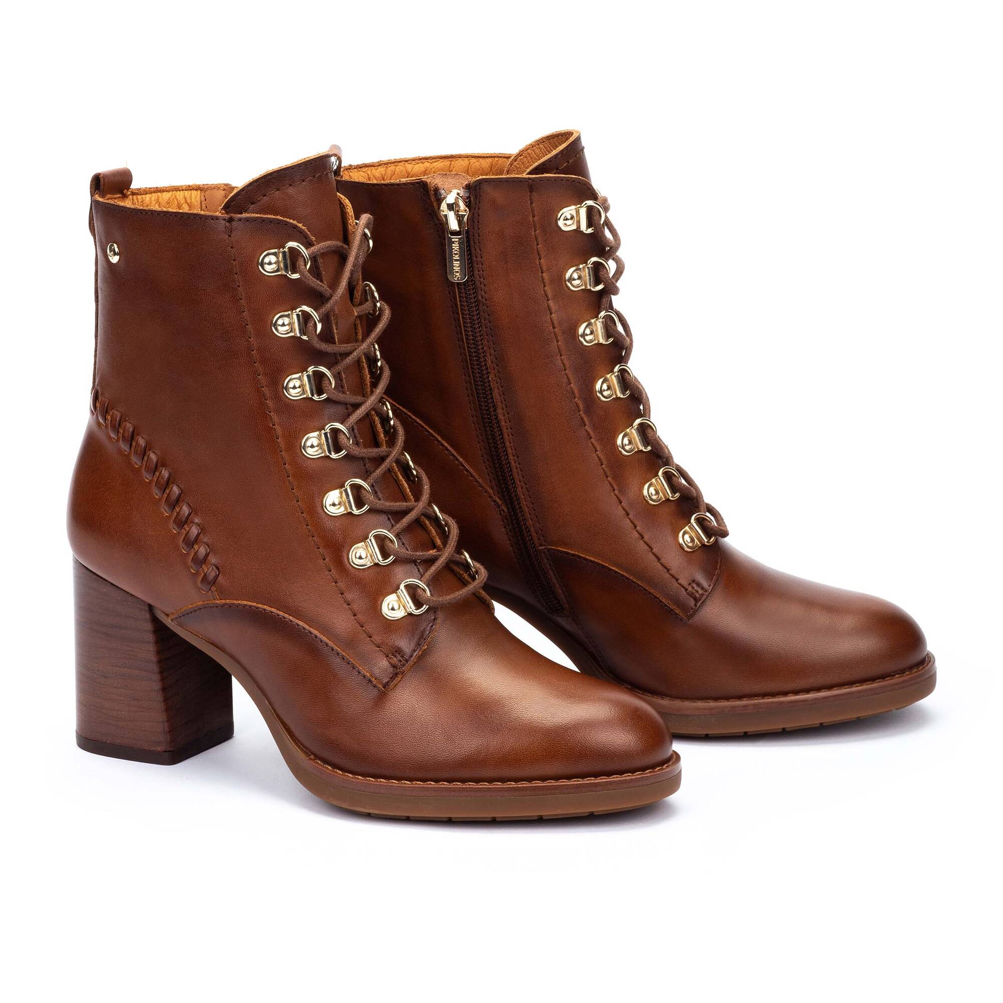 Heeled ankle boots | PALENCIA W9U-8955, CUERO, large image number 100-W9U-8955_202_Pikolinos_PALENCIA_CUERO_full.jpg | null