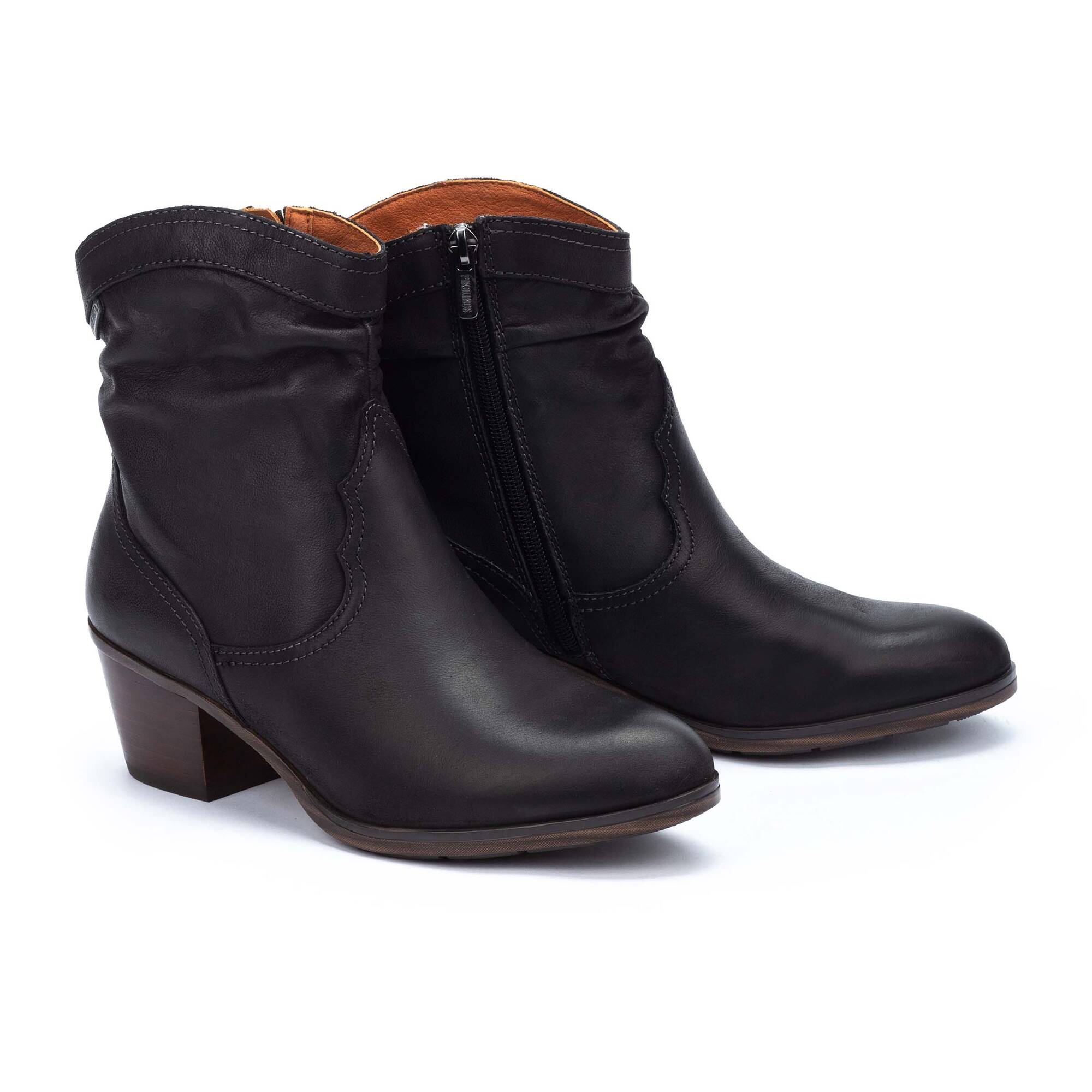Pikolinos Botines de tacón de piel CUENCA W4T