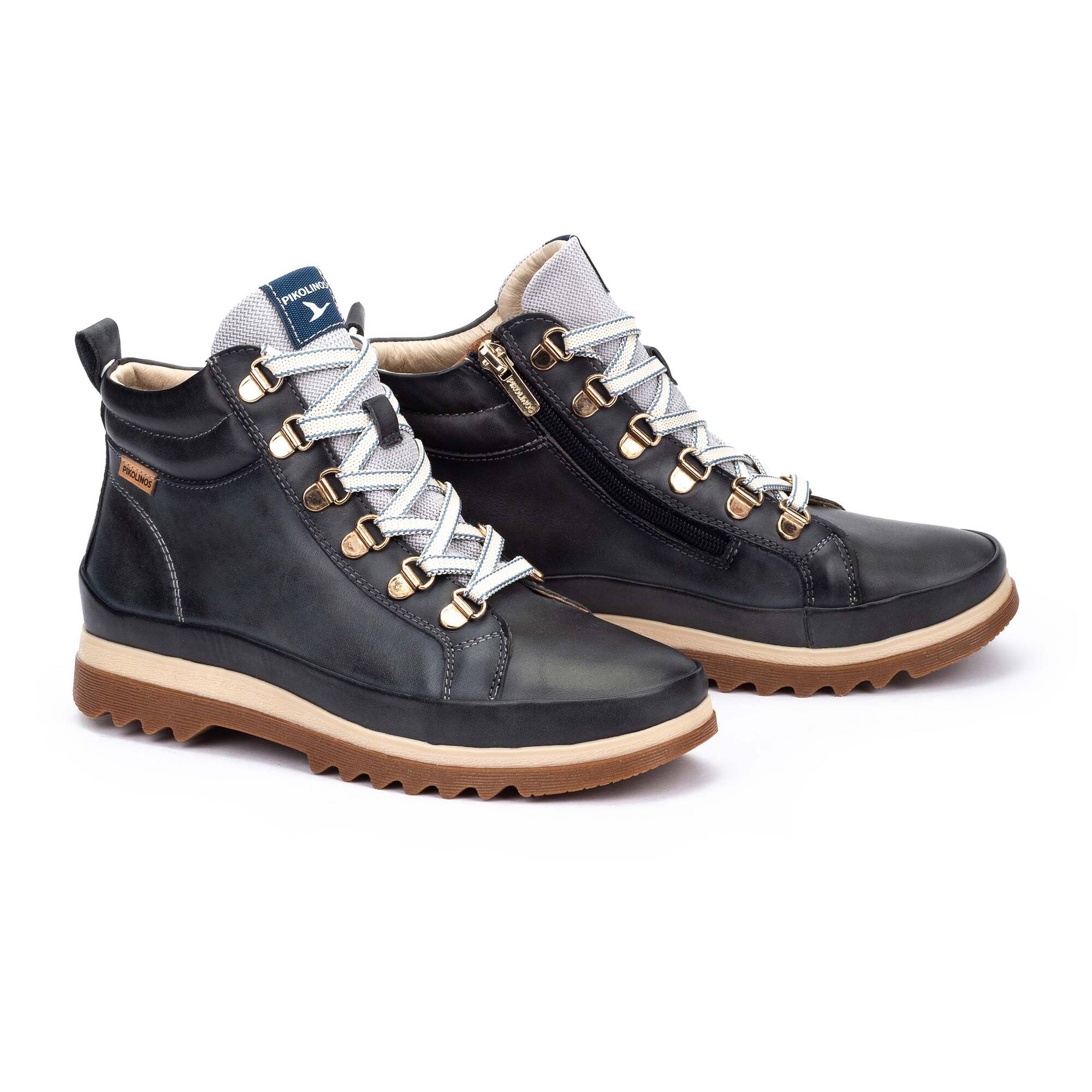 Pikolinos Vigo ウーマンアンクルブーツ Pikolinos Vigo Lace-Up Leather Ankle Boot (W3W-8564