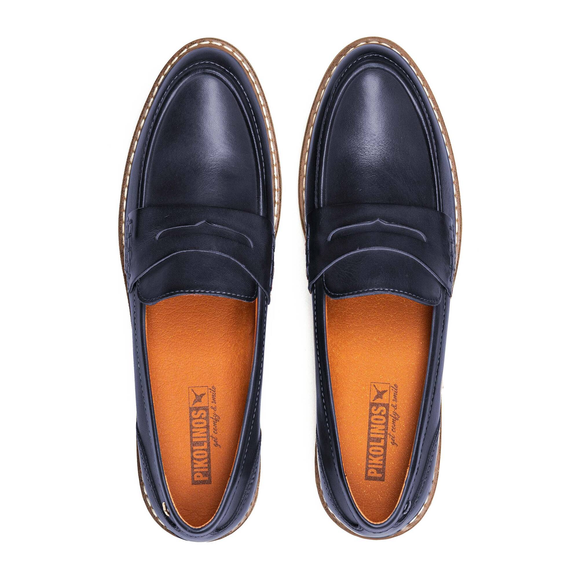 kiino ハイカウントツイルバイオウォッシュオールインワン Women's basic loafers ALDAYA W8J-3541 | Outlet PIKOLINOS