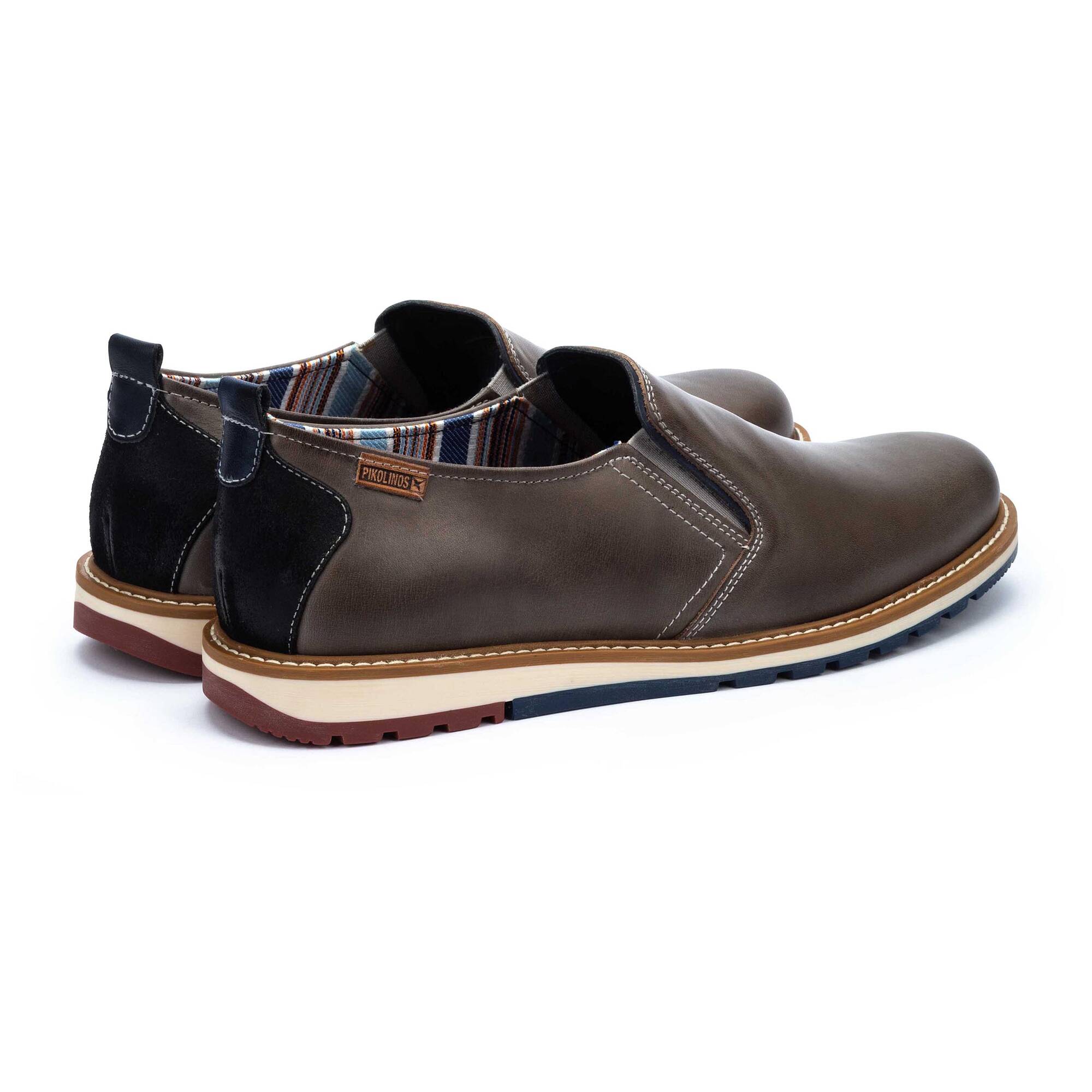 Slip on and Loafers | BERNA M8J-3184, DARK GREY, large image number 30 | null