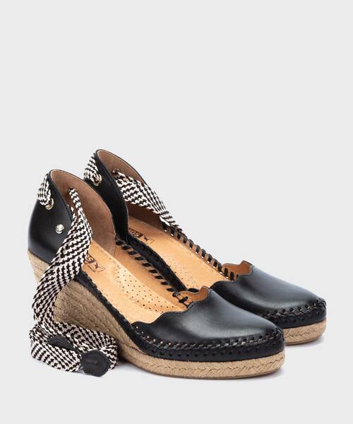 Wedges and platforms | CADIZ W4Y-1506 | BLACK | Pikolinos