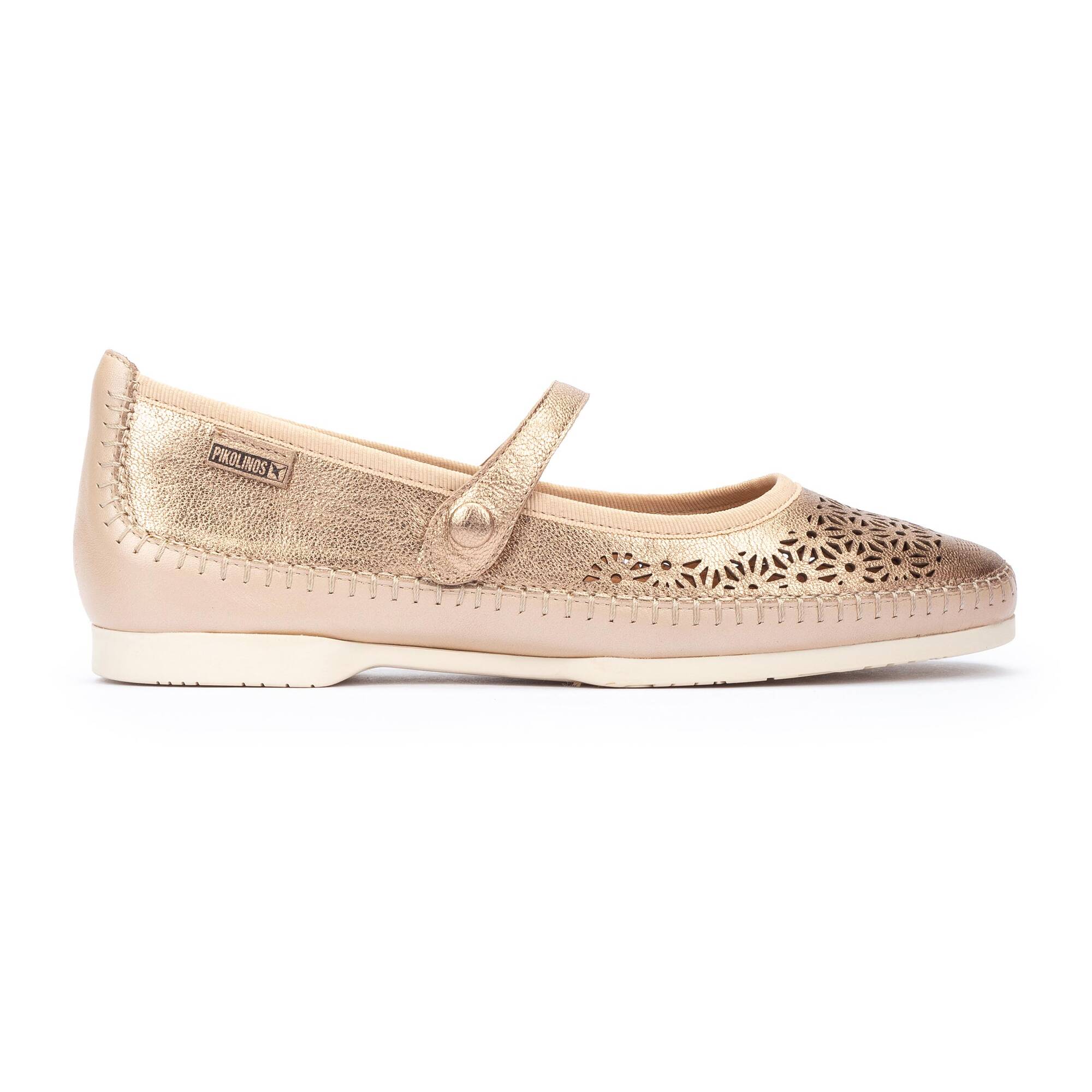 Ballet flats | AGUILAS W6T-2594CLC1, CHAMPAGNE, large image number 10-W6T-2594CLC1_798_Pikolinos_AGUILAS_CHAMPAGNE_full.jpg | null