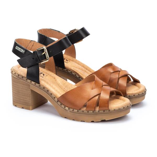 Sandals and Mules | CANARIAS W8W-1778, BRANDY, large image number 20 | null