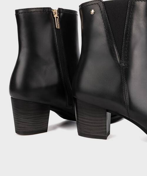 Stiefeletten mit Absatz | ZAMORA W0E-8628 | BLACK | Pikolinos