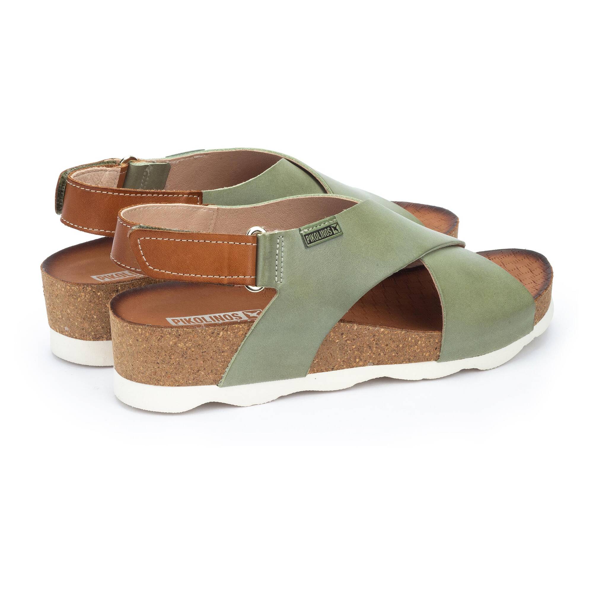 Cu&ntilde;as y Plataformas | MAHON W9E-0912, MINT GREEN, large image number 30-W9E-0912_439_Pikolinos_MAHON_MINT_GREEN_full.jpg | null