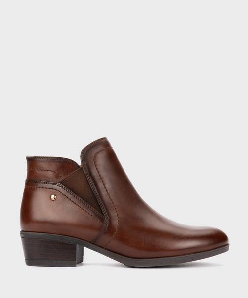 Botines con Tac&oacute;n | DAROCA W1U-8726 | CUERO | Pikolinos