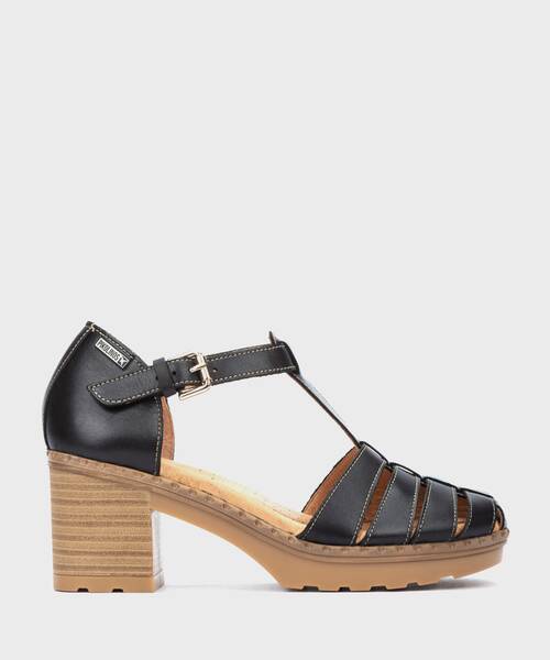 Heeled sandals | CANARIAS W8W-1873 | BLACK | Pikolinos